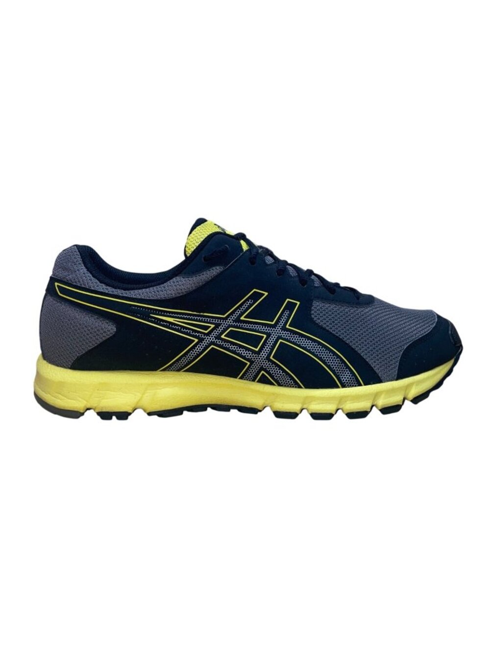 Asics Men's Gray & Yellow Mesh Gel-Matchplay 33 Non-Cleat Golf Shoes Size 12